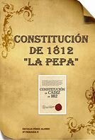 La Constitución de Cádiz.