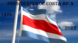 Timeline: Presidentes de Costa Rica desde el año 1978, años de cada gobierno, principales obras.