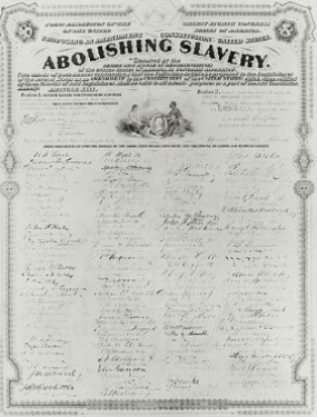 The 13th Amendment is Passed