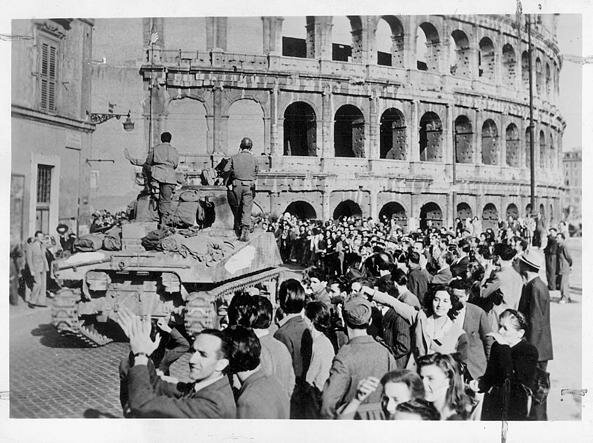 Els aliats entren a Roma