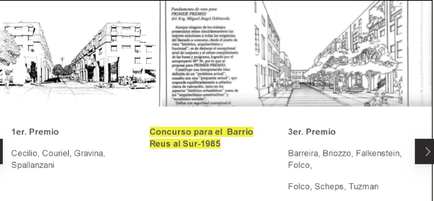 Concurso para el Barrio Reus al Sur