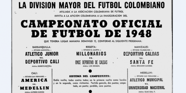 Inicia el campeonato de Fútbol Profesional Colombiano