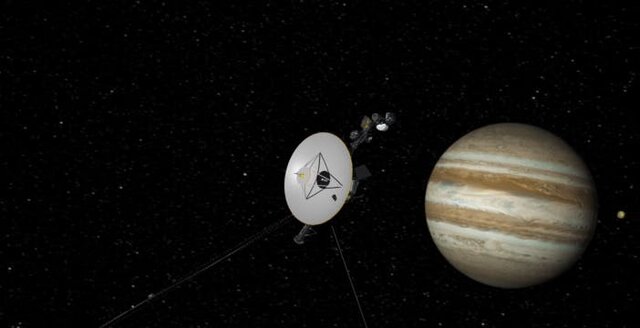 Voyager 2 màxim acostament a Júpiter