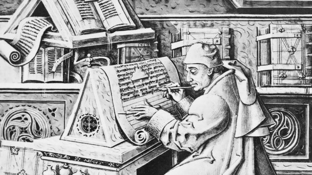 Johannes Gutenberg invents the printing press