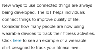 First Lesson on Internet of Things