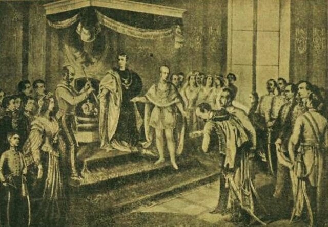 Franc jožef je v Olomu razglašen za cesarja