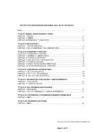 Aprobación del Estatuto Universitario Provisorio