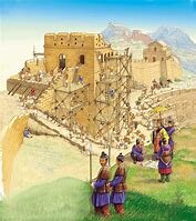 Construcción de la Muralla China.