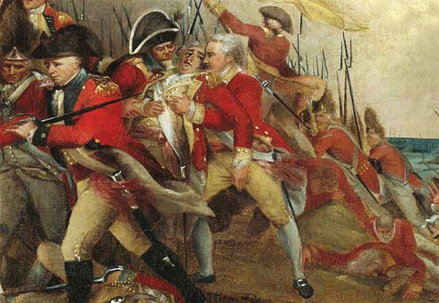 1000's of redcoats in boston