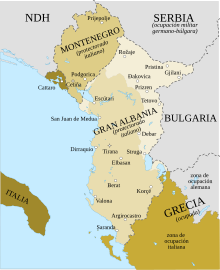 Albania bajo "protección" italiana