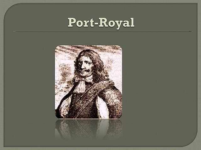 Escuela de Port- Royal (Siglo XVII)