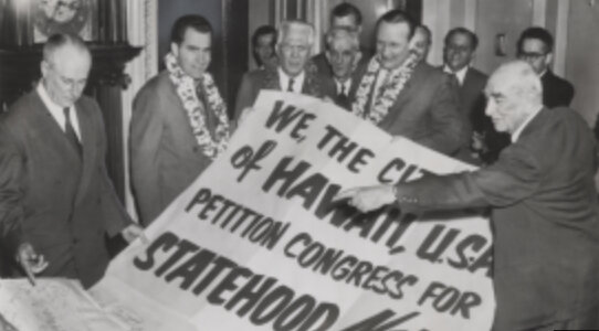 Hawaii Becomes a State