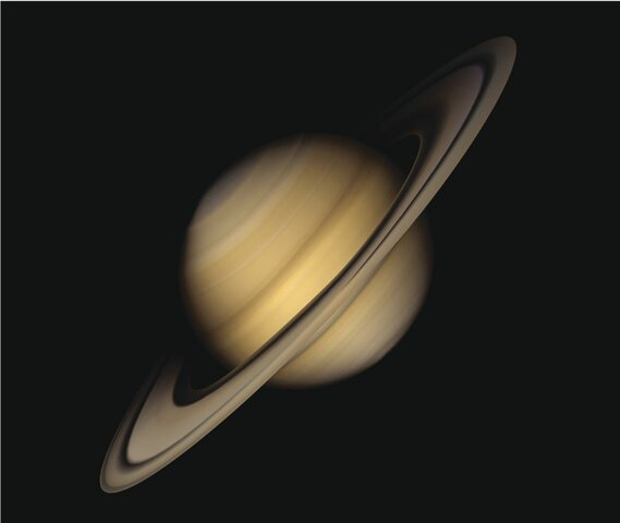 Voyager1-Saturn