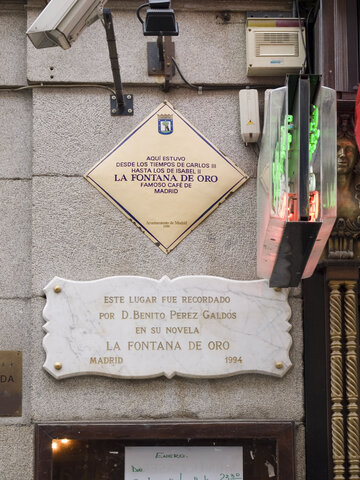La Fontana de Oro de Benito Pérez Galdós.