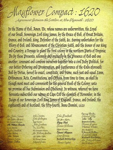 Mayflower Compact Signed