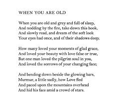 when you are old