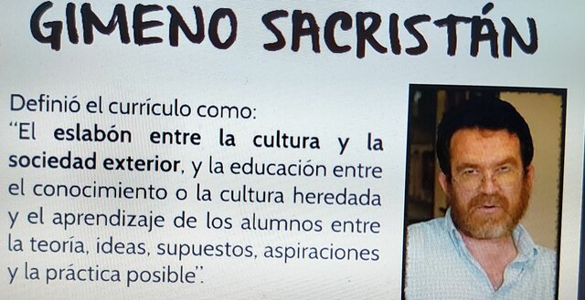 Currículo eslabón entre la cultura y la sociedad exterior