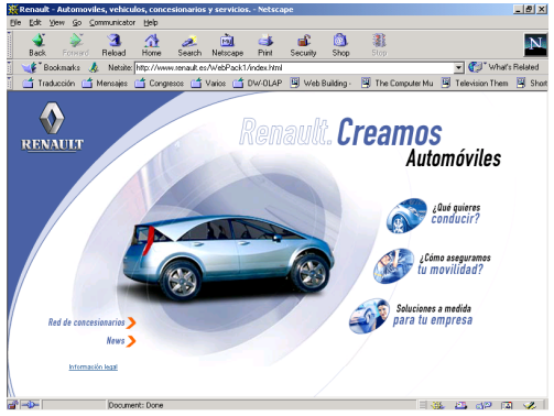 Tercera generación de paginas web
