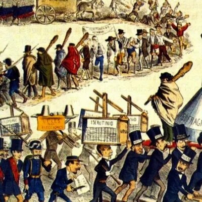 Timeline: El régimen de la Restauración. Características y funcionamiento del sistema  canovista - Guerra colonial y crisis de 1898.