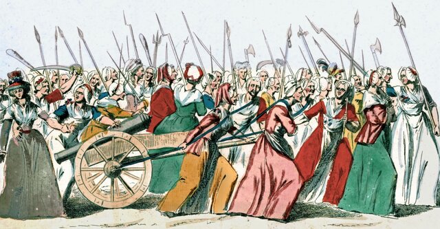 Frantziako Iraultza.Gizakiaren eta hiritarrearen eskubideen adierazpena egiten dute, AEBkoa eredu hartuta.