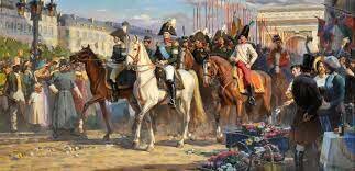 Austrian army reached Paris.