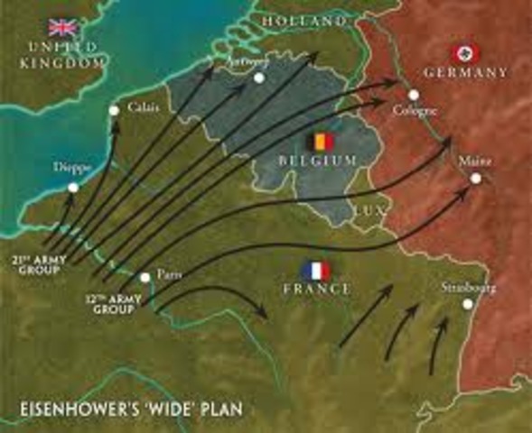 Allies recover France and Belgian