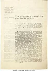 The Imperial Colonization Law was passed