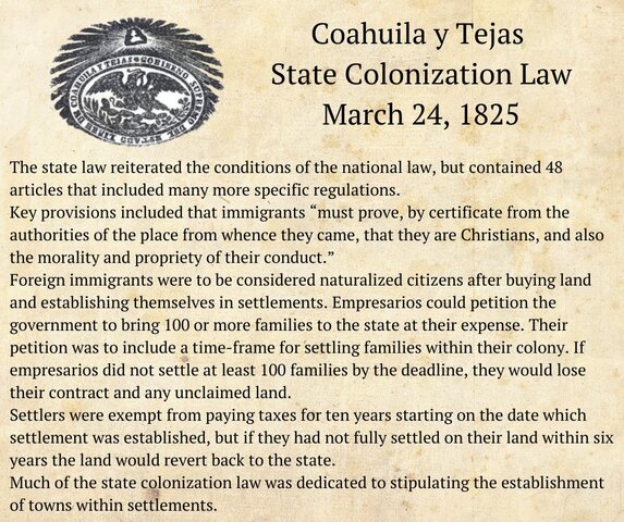 The Imperial Colonization Law