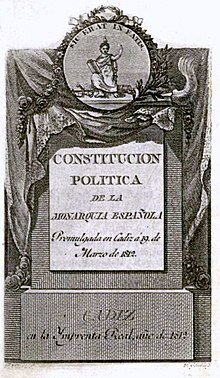19 de Marzo del 1812: Constitución de Cadiz
