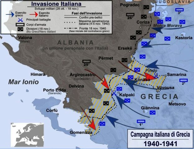 L’Italia invade la Grecia