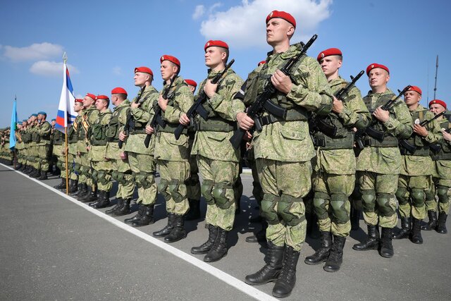 Russia has said the force is there for a Russian-Belarusian training exercise.