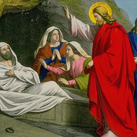Jesus’ Performs Miracle Raising Lazarus from the Dead