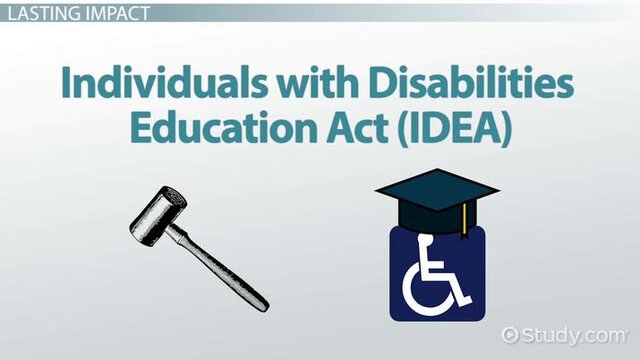 The Individuals with Disabilities Education Act (IDEA)