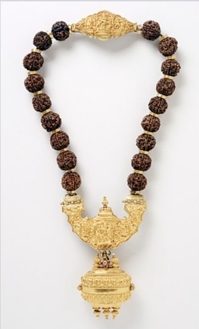 Collar de rubíes, oro y diamantes