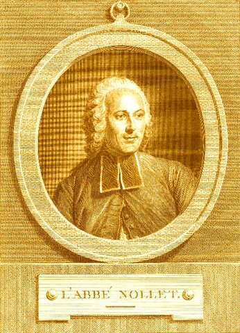 IL FLUIDO ELETTRICO: abate Nollet