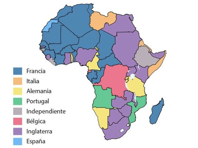Reparto de África
