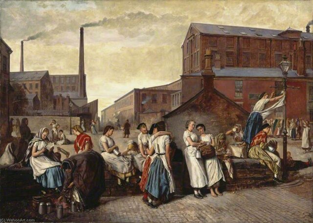 L'hora de dinar a Wigan.