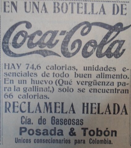 LLEGA COCA-COLA A COLOMBIA