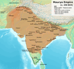 Chandragupta Maurya coronated in beginning of Maurya Empire