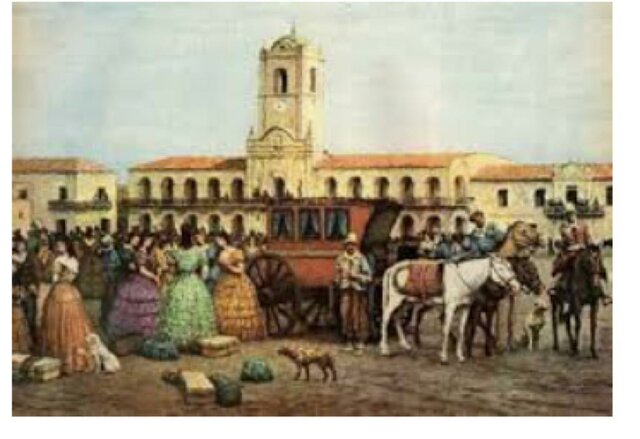 Centro mercantil siglo XVII