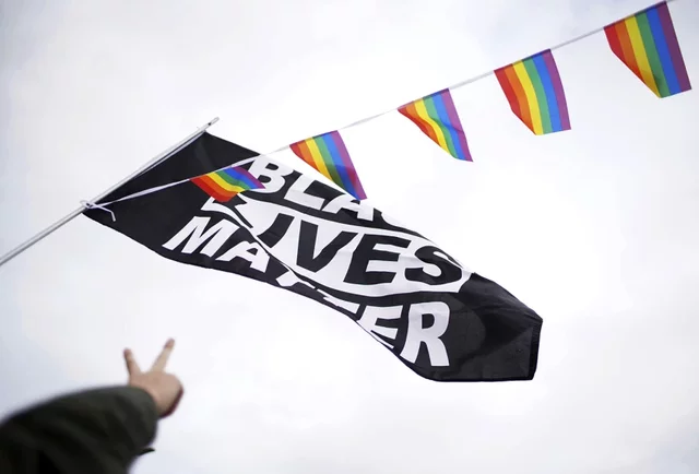 Pride Flags and Black Lives Matter Signs in the Classroom