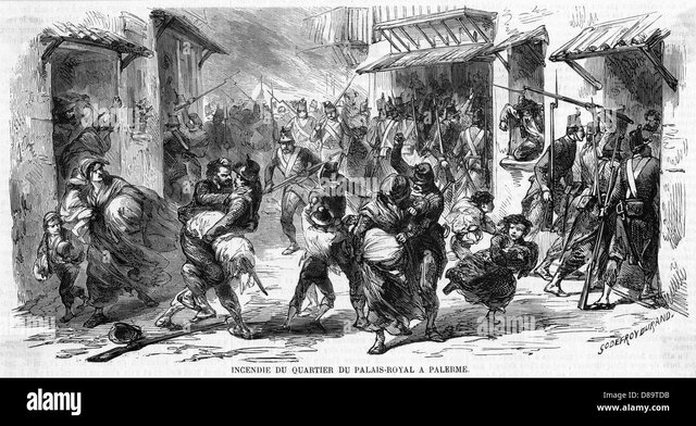 vstaja v Palermu (FRANCIJA)