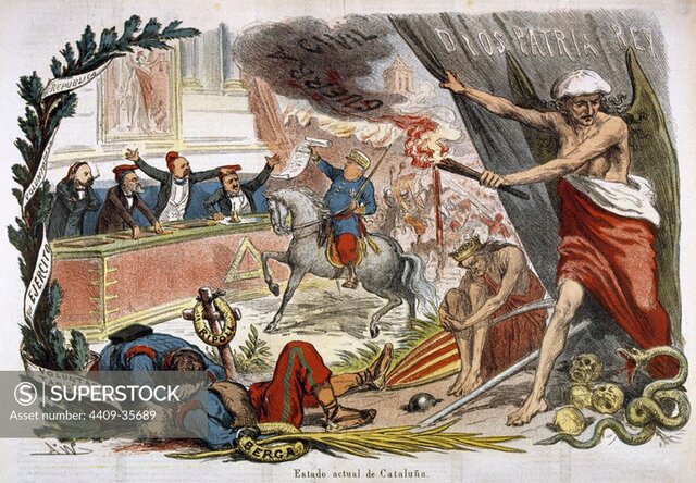 LA PRIMERA REPÚBLICA (1873-1874).