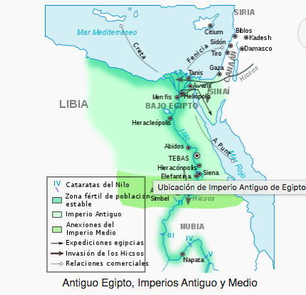 Se produce la máxima expansión territorial de la historia de Egipto