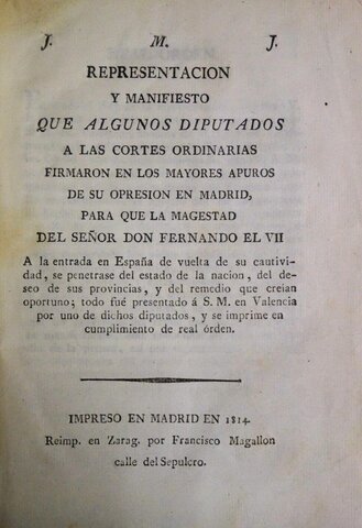 Manifiesto de los Persas