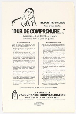 Début du programme d'assurance-hospitalisation au Québec