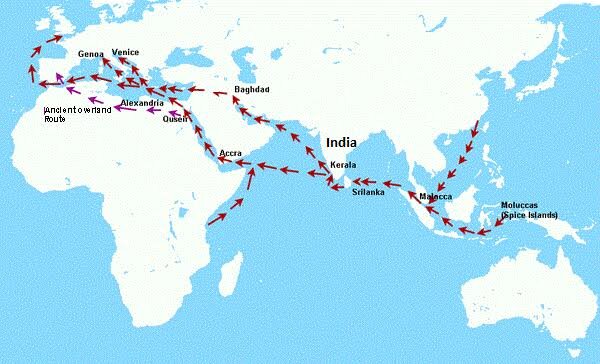 Inicio de la expidición en la ruta de la India