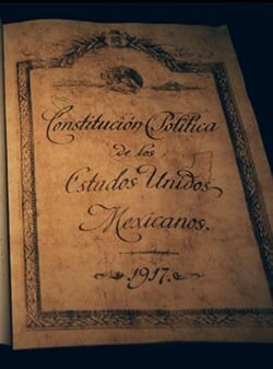 Promulgación de la Constitución Política de los Estados Unidos Mexicanos de 1917