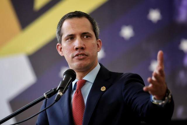 Juan Guaidó como presidente encargado