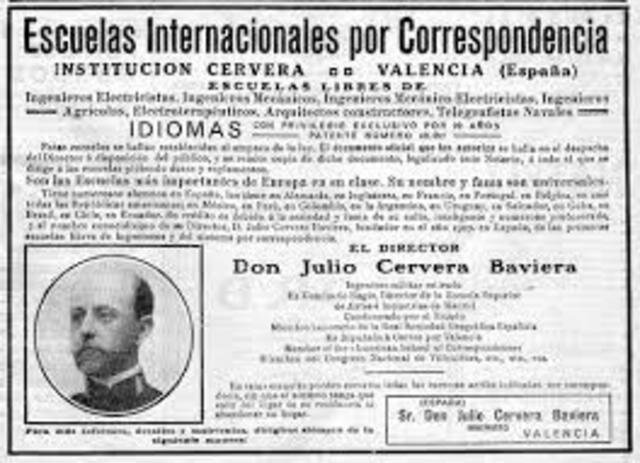 Introducción en la escuela la enseñanza -aprendizaje por correspondencia.